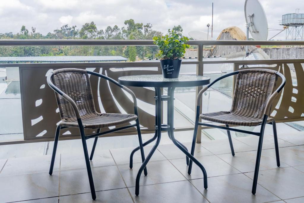 Balkón nebo terasa v ubytování Karen Plains Hotel Nairobi