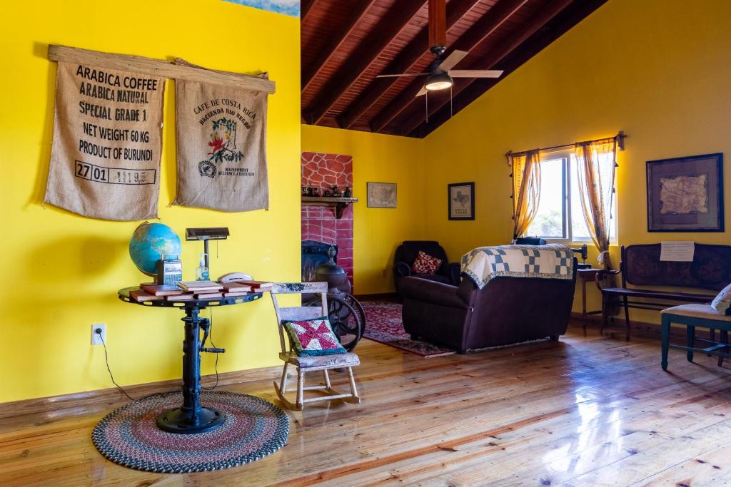 Posezení v ubytování Eureka Home