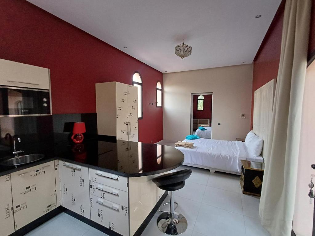 Postel nebo postele na pokoji v ubytování Villa Lucas Rooms