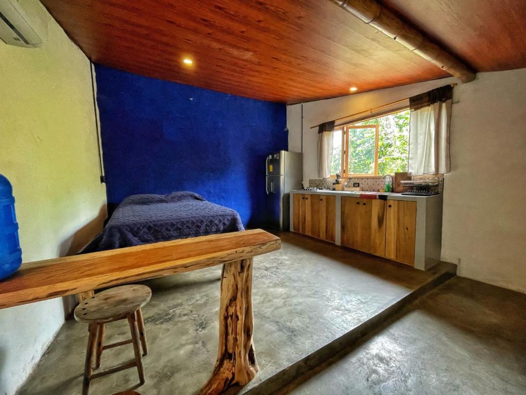 Kuchyň nebo kuchyňský kout v ubytování Hotel Palma Coco