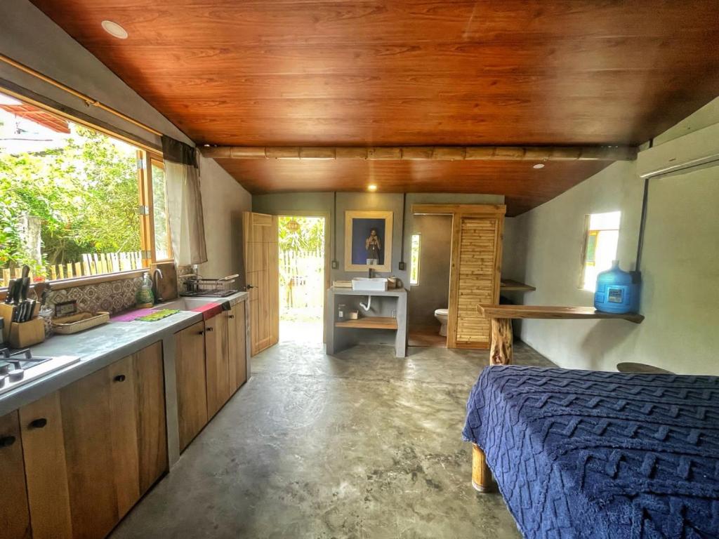 Kuchyň nebo kuchyňský kout v ubytování Hotel Palma Coco