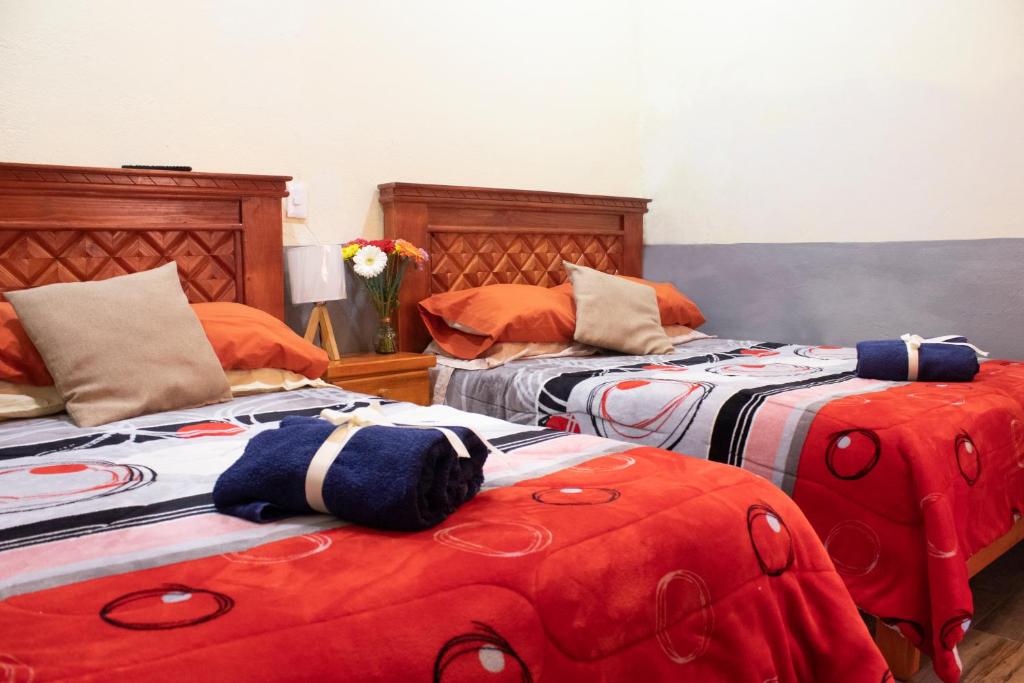 Postel nebo postele na pokoji v ubytování Habitación doble zona centro
