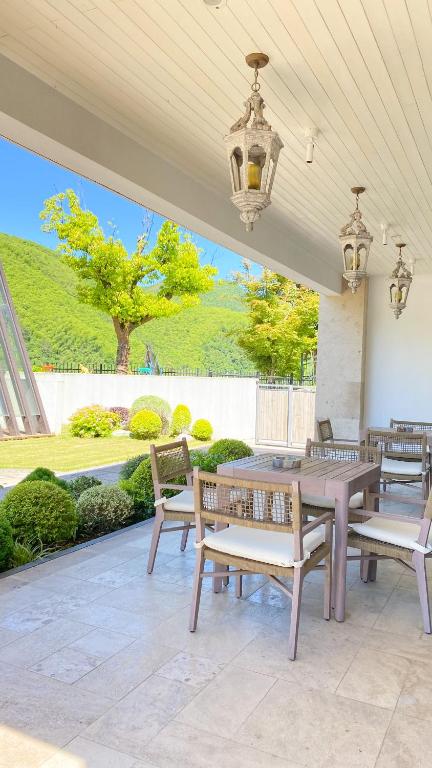 Balkón nebo terasa v ubytování Moganshan Xinyuanju Homestay