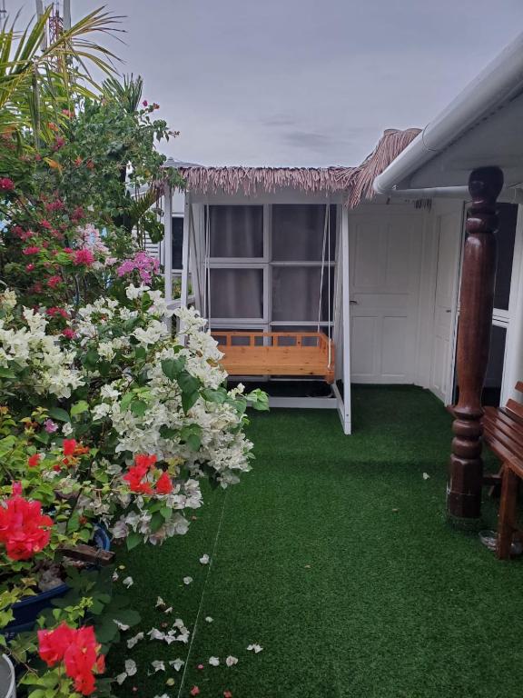 Zahrada ubytování Rooftop inn