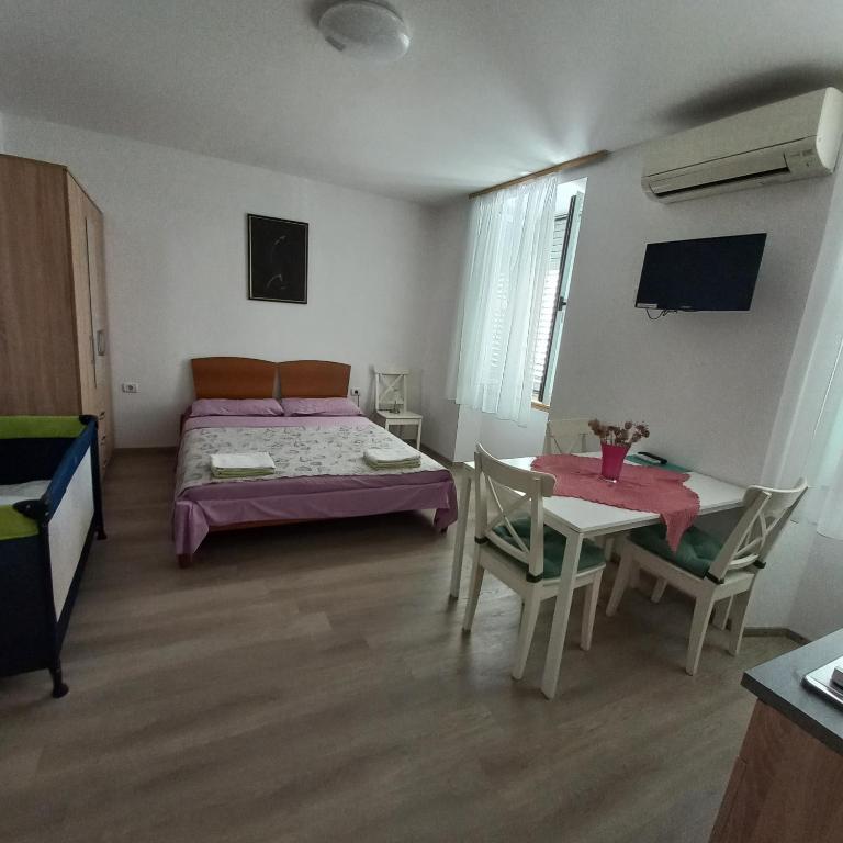 Postel nebo postele na pokoji v ubytování Idila