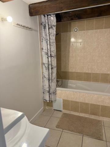Koupelna v ubytování OULLINS T3 COSY 70M2 - 6 Pers 2 Chambre - 2 Mezzanines Métro & centre à Pied