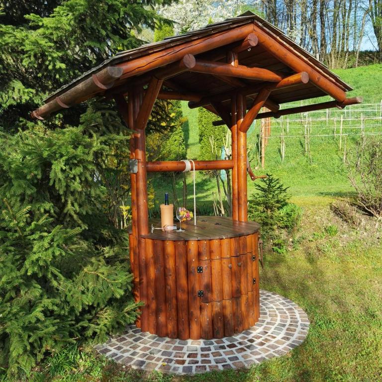 Zahrada ubytování Privatzimmer am Weinbrunnen