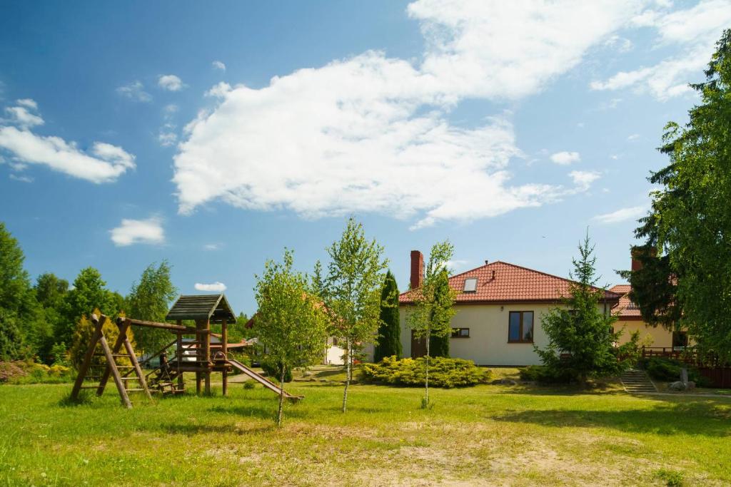 Zahrada ubytování Agroturystyka przy Trakcie w Krzywem