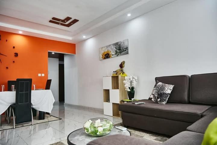 Svetainės erdvė apgyvendinimo įstaigoje résidence MAKAYA