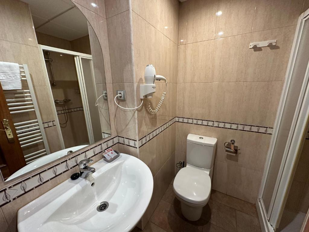 Koupelna v ubytování Hostal Venecia