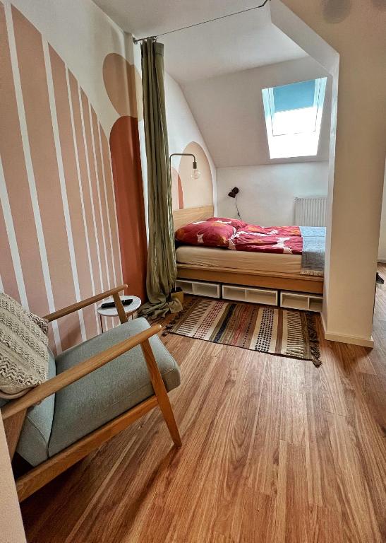 Postel nebo postele na pokoji v ubytování Das Jaartn - Boardinghouse Appartements & Ferienwohnung