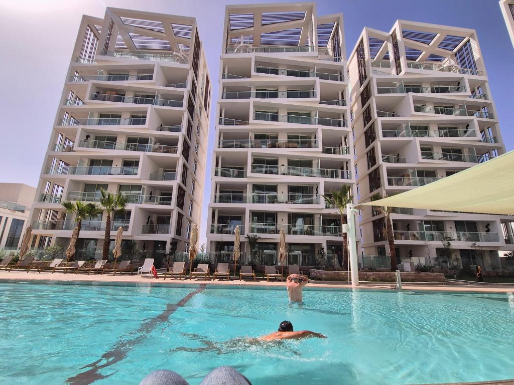 Bazén v ubytování Ocean1 in Project 42 Eilat nebo v jeho okolí