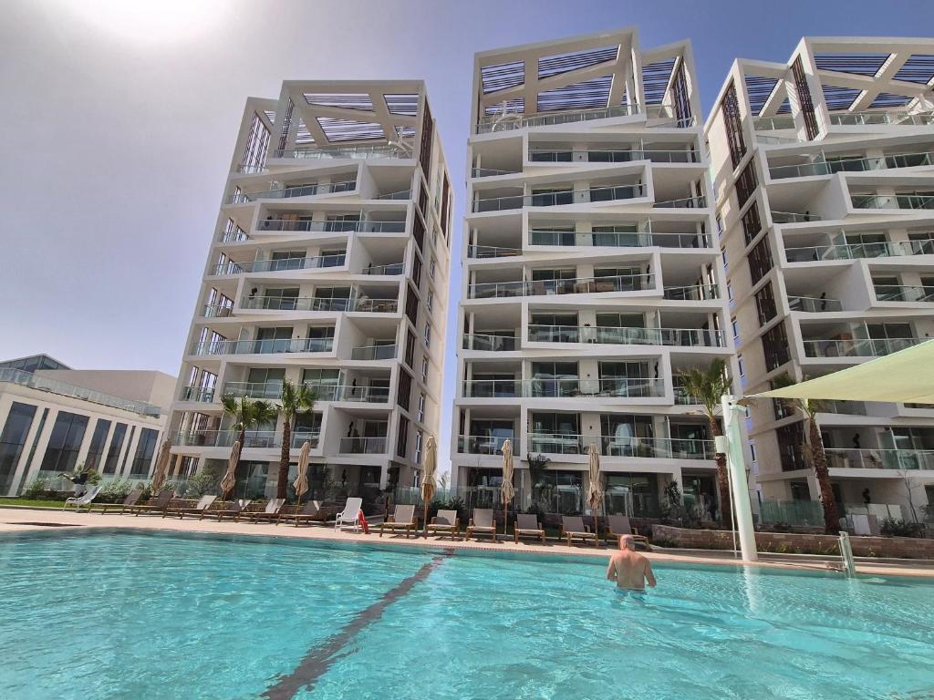 Bazén v ubytování Ocean1 in Project 42 Eilat nebo v jeho okolí