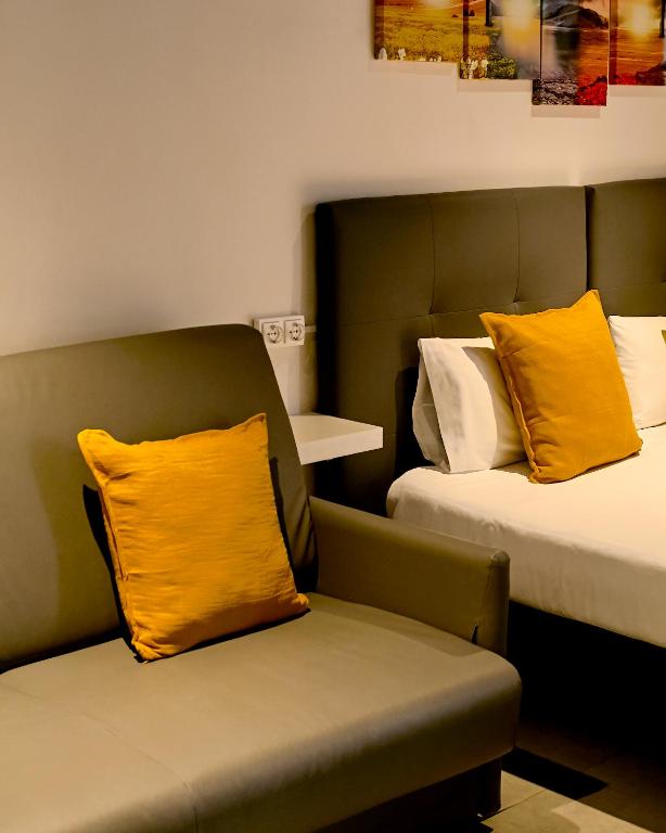 Posezení v ubytování Sun & Moon Hostel