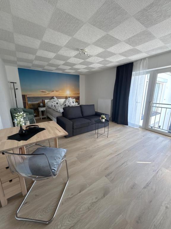 Posezení v ubytování Haus Sandbank