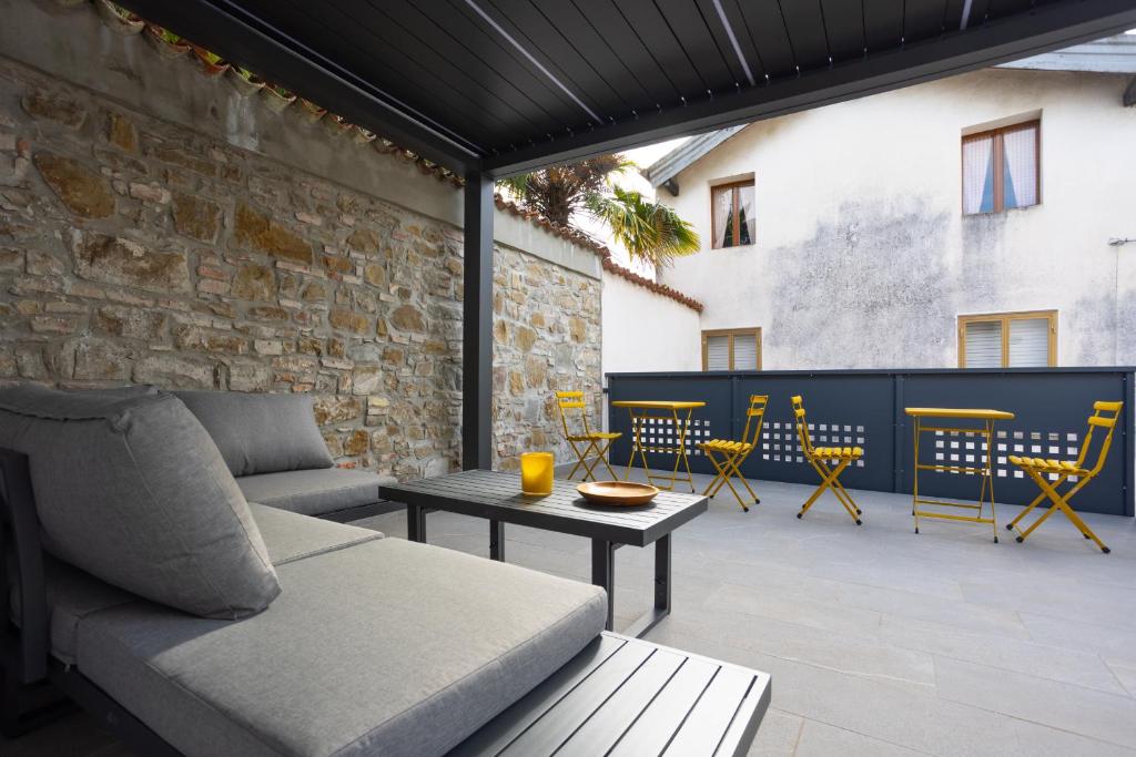 Posezení v ubytování Arianna Suites Longevity