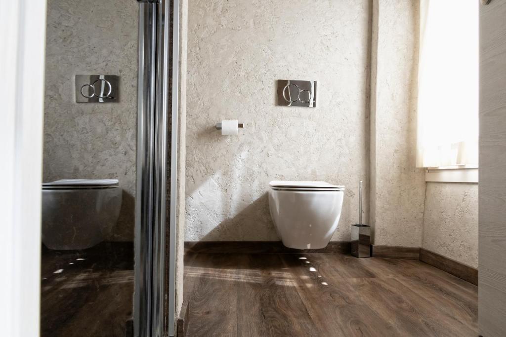 Koupelna v ubytování Domus Mea Suites