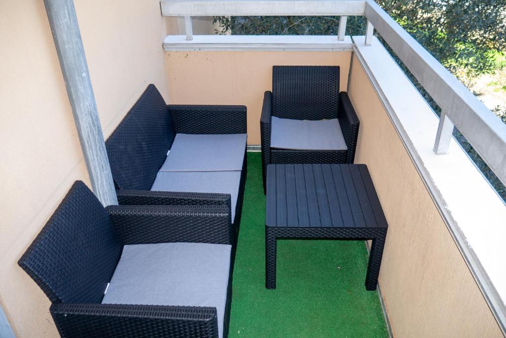 Posezení v ubytování Vue sur la saone