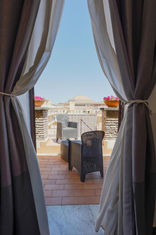 Μπαλκόνι ή βεράντα στο Arch Rome Suites