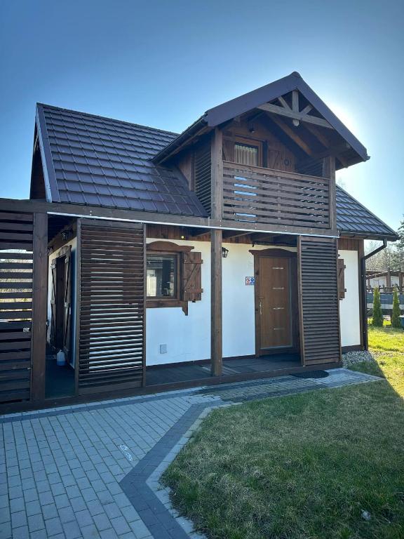 Bygningen som feriehuset ligger i