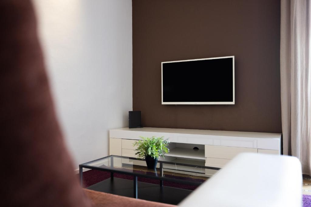 TV a/nebo společenská místnost v ubytování Stay U-nique Apartments Radas
