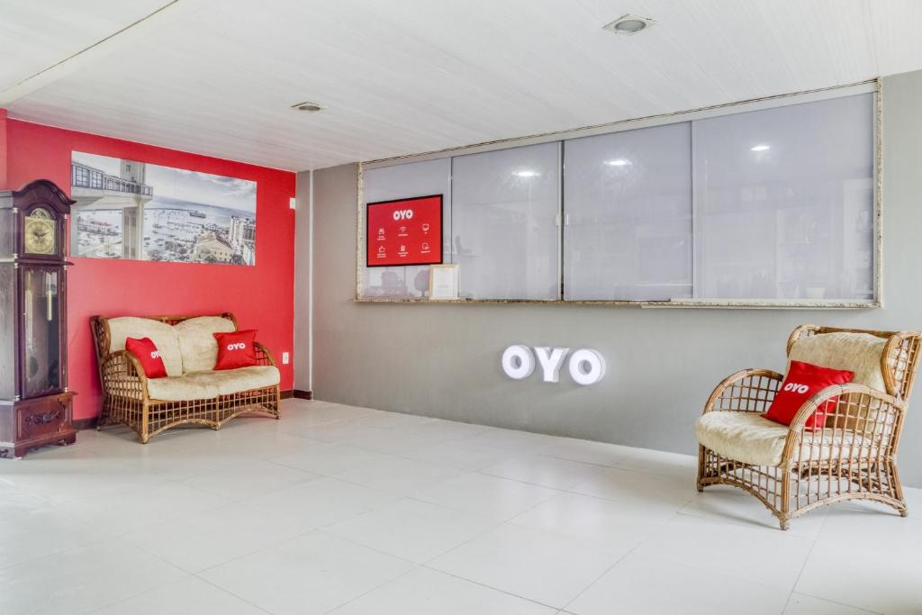 Posezení v ubytování OYO Praia Hotel Recanto do Tomé - Salvador