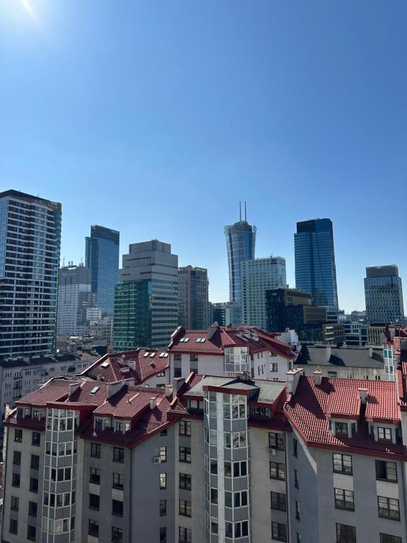 Výhľad na mesto Varšava alebo výhľad na mesto priamo z apartmánu