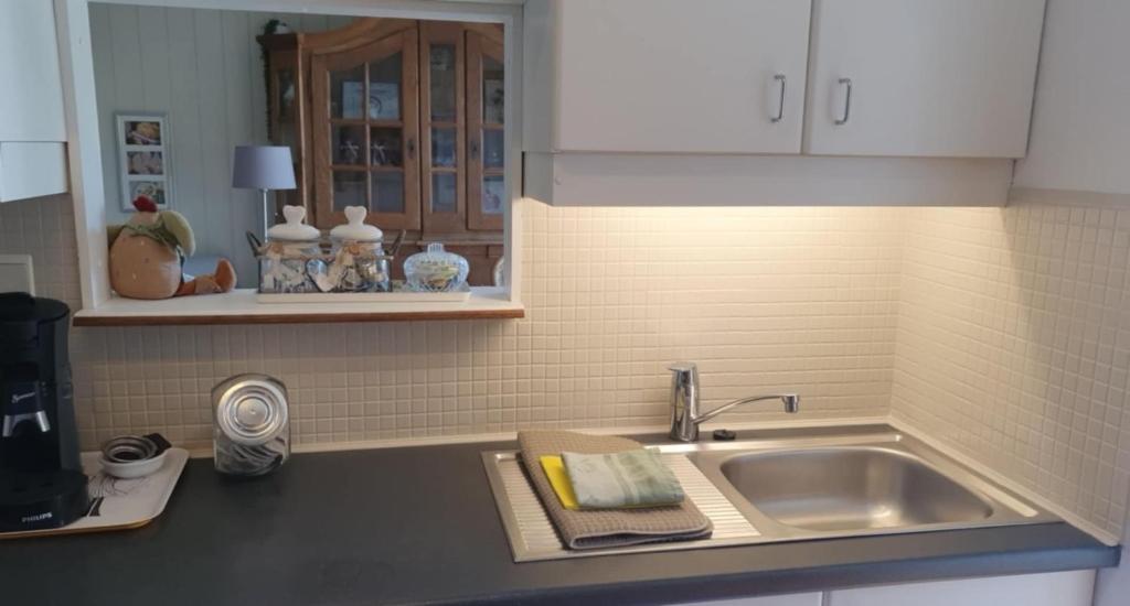 Kuchyň nebo kuchyňský kout v ubytování Chalet Luxe