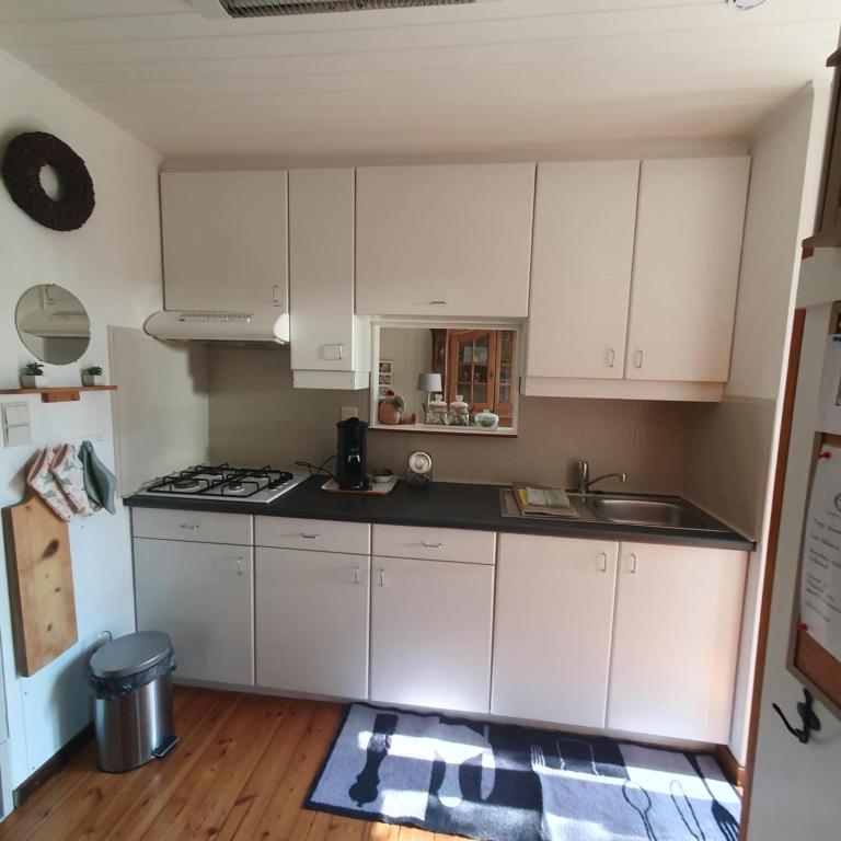 Kuchyň nebo kuchyňský kout v ubytování Chalet Luxe