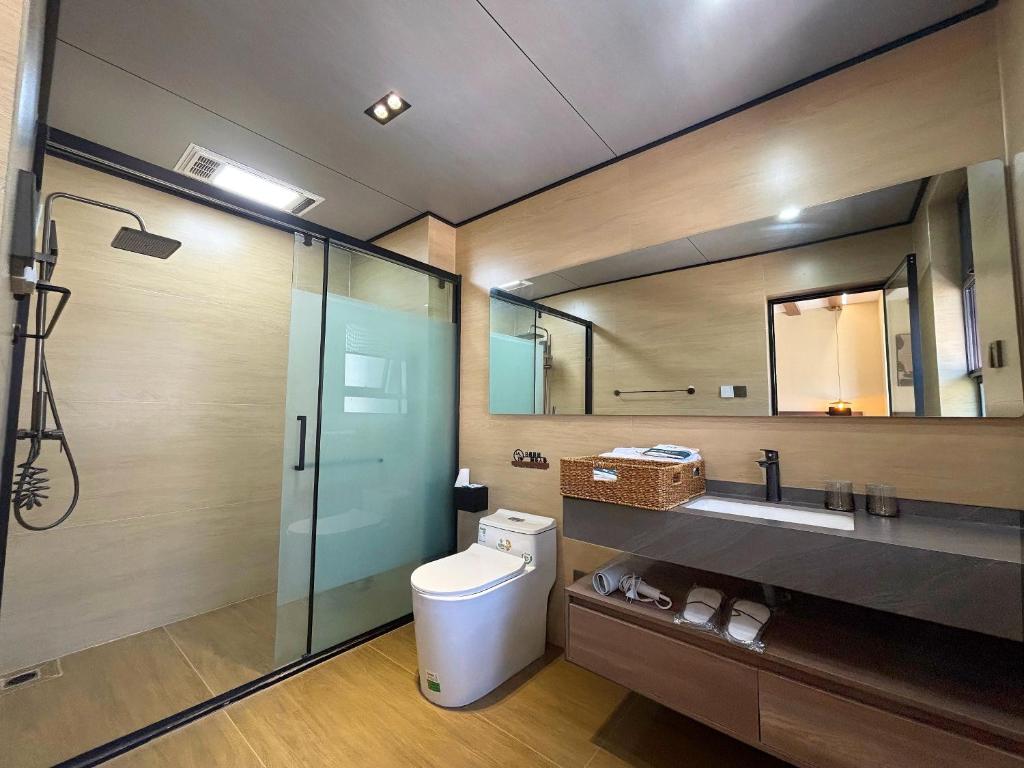 Un baño de Luyu Shijian B&B