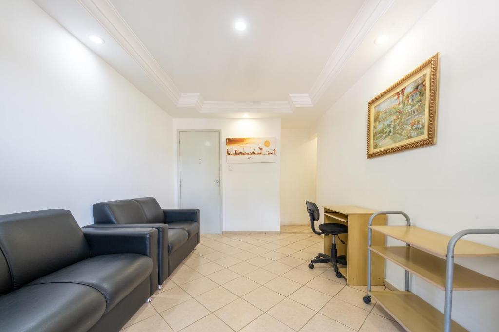Posezení v ubytování OYO Residencial Itacuruçá Apart Hotel, Mangaratiba