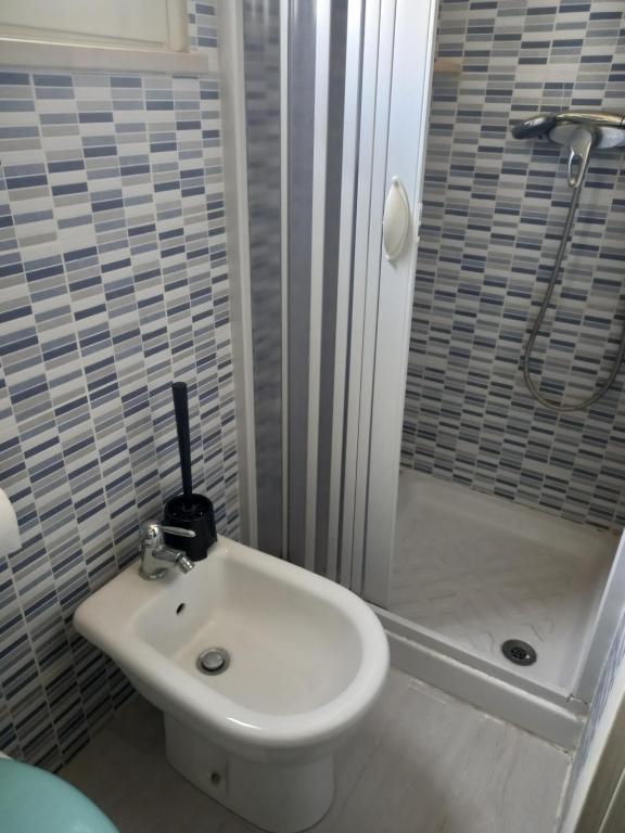 Koupelna v ubytování B&B EmaNik