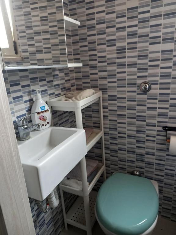 Koupelna v ubytování B&B EmaNik