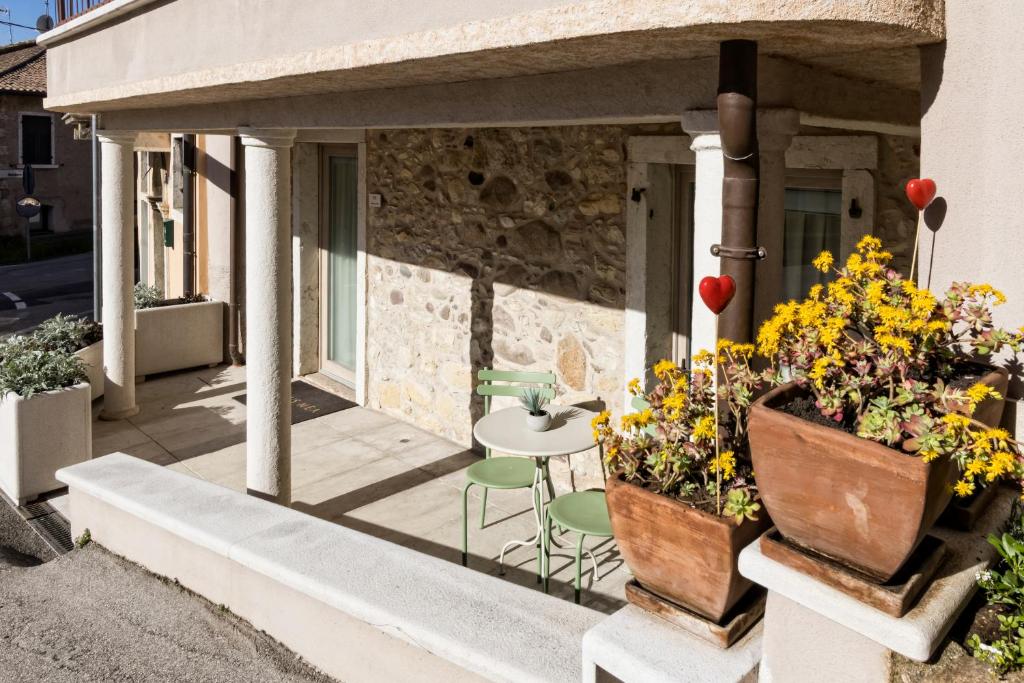 Balkón nebo terasa v ubytování Domus Mea Suites