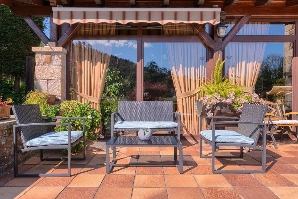Patio nebo venkovní prostory v ubytování Casa Rural Erdikoetxe