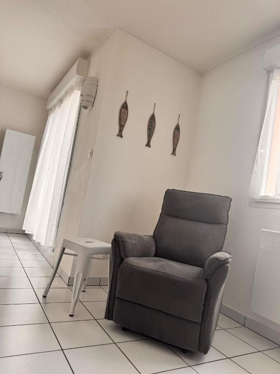 Posedenie v ubytovaní Duplex Normandie, tout confort Saint Valery en Caux