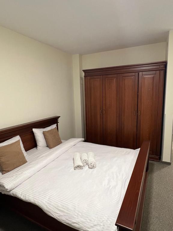 Postel nebo postele na pokoji v ubytování Motel Zeta Lux