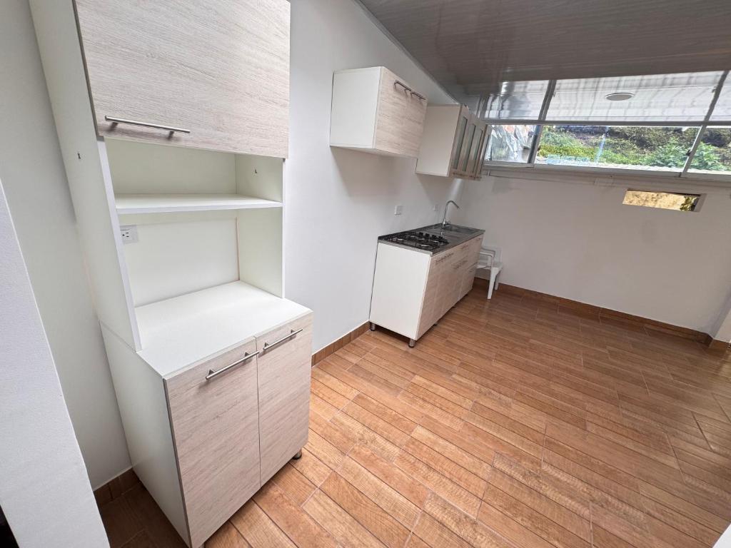 Kuchyň nebo kuchyňský kout v ubytování Urbanhost