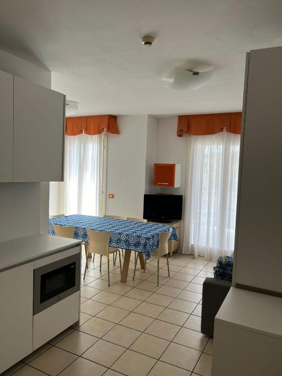 Kuchyň nebo kuchyňský kout v ubytování Villaggio Hemingway - Family Aparthotel