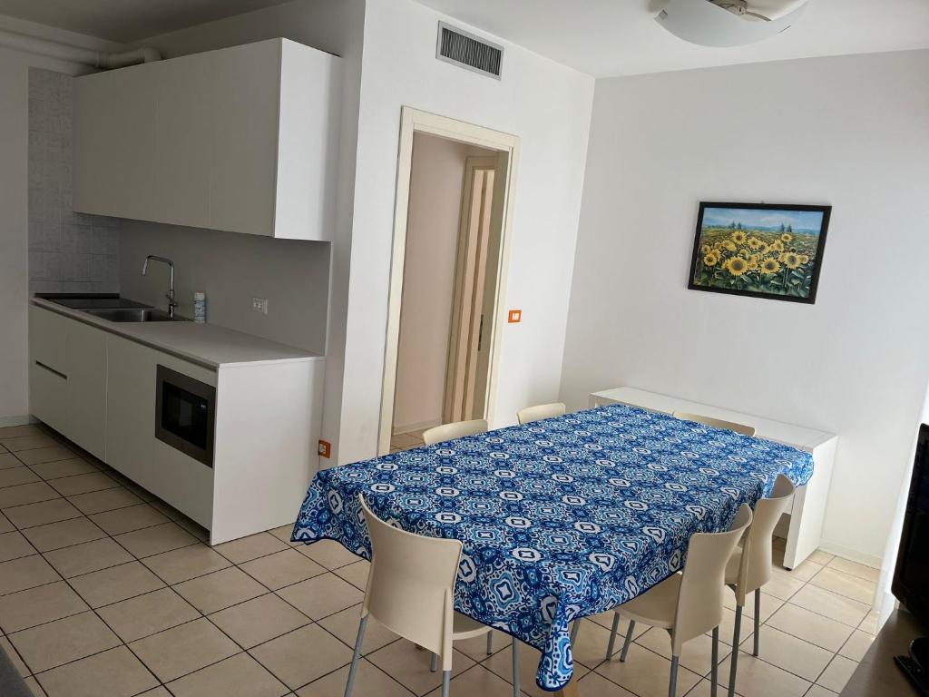 Kuchyň nebo kuchyňský kout v ubytování Villaggio Hemingway - Family Aparthotel