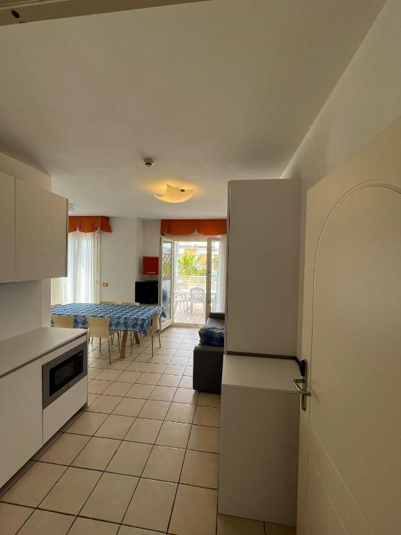 Kuchyň nebo kuchyňský kout v ubytování Villaggio Hemingway - Family Aparthotel