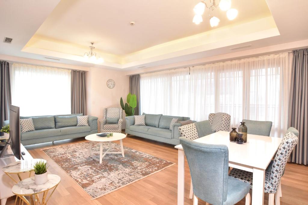 Posezení v ubytování Maslak 3-bedroom Escape Perfect For Families