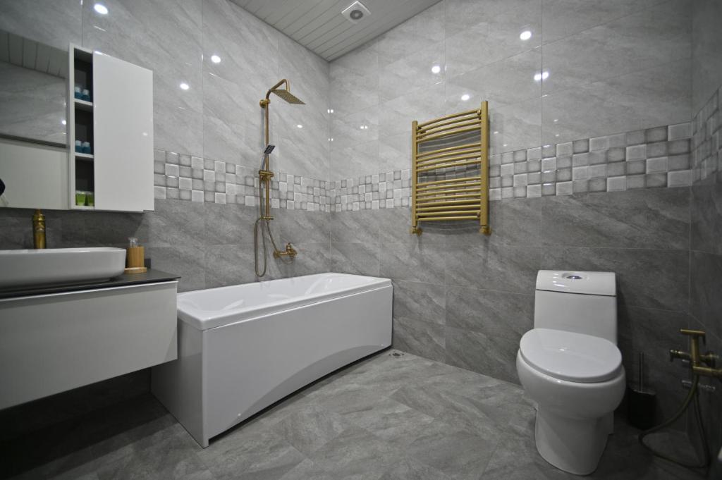 Koupelna v ubytování Colette Hotel