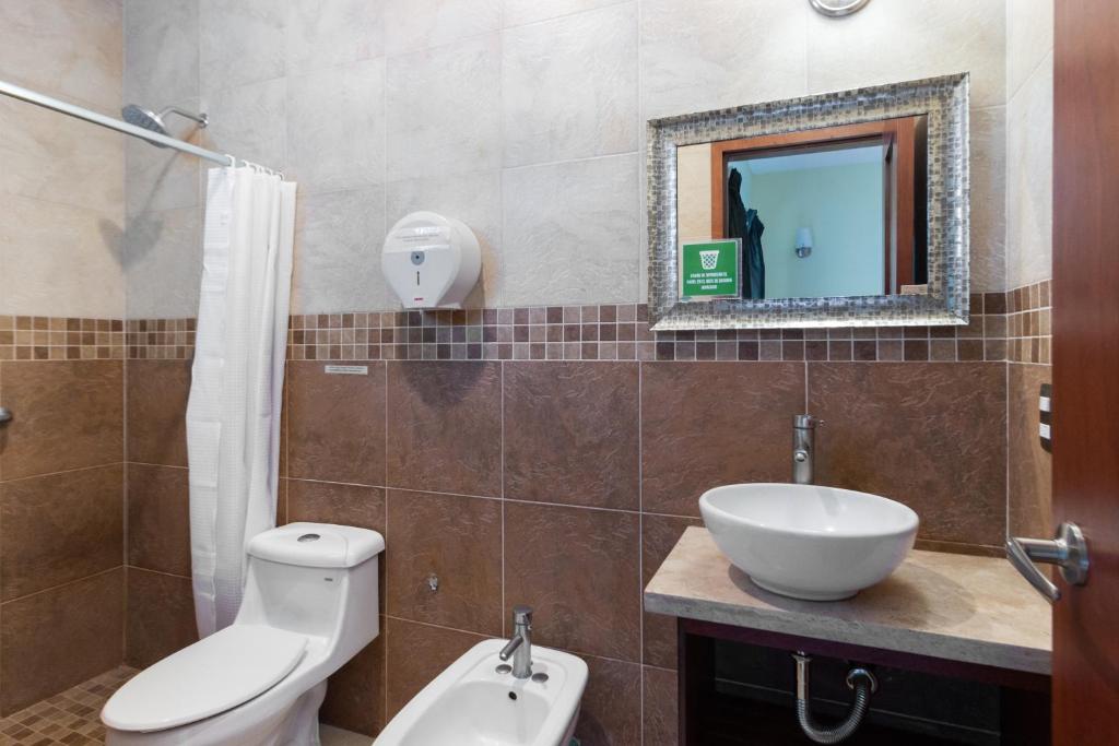 Koupelna v ubytování Capital O Hotel Vitalé