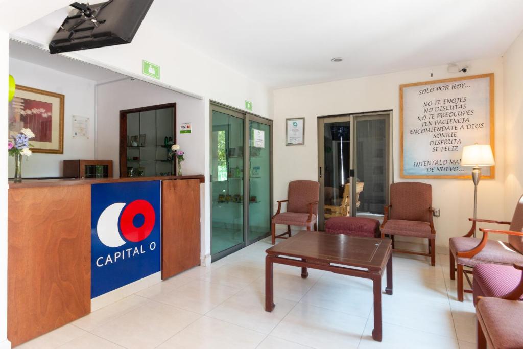 Posezení v ubytování Capital O Hotel Vitalé