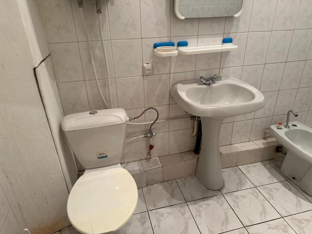Koupelna v ubytování Sikorsky Hotel