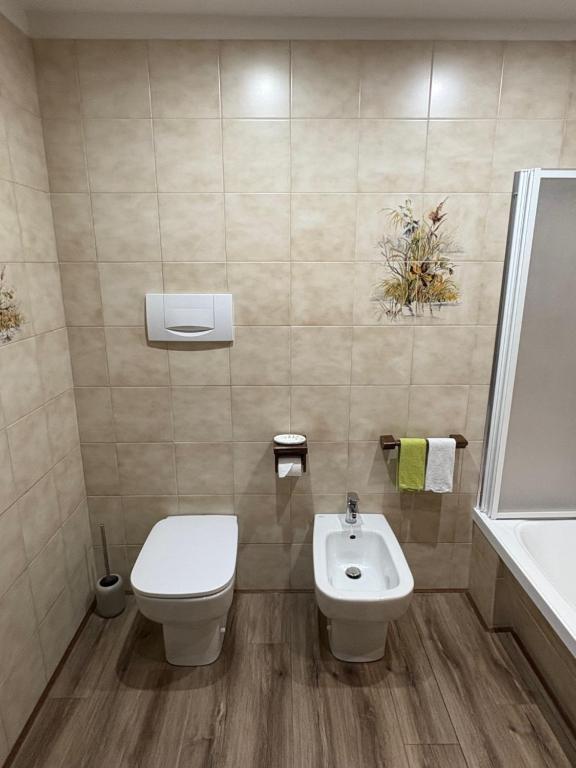 Koupelna v ubytování B&B Il Ciliegio