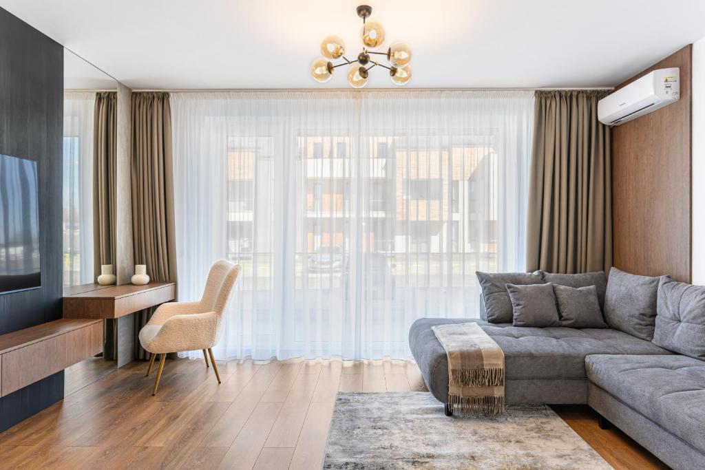 O zonă de relaxare la FLH - Avona Lux Apartament