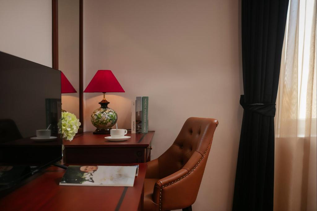 Posezení v ubytování Bonjour D'An Nam Hotel