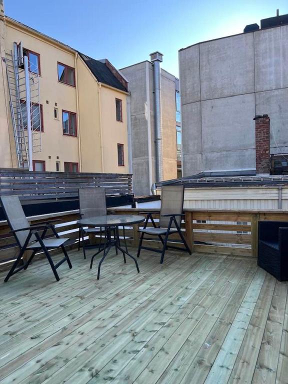 Balkón nebo terasa v ubytování Knirkenheimen